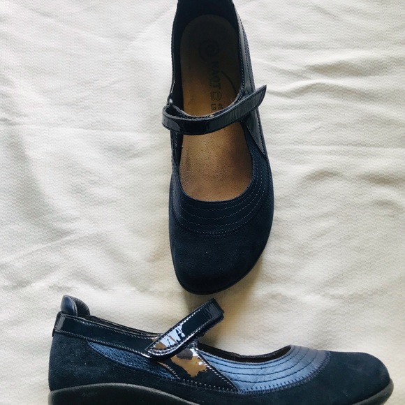 NAOT suede Women's Navy blue Mary Jane Shoes - Picture 4 of 14